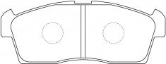 NIBK, Brake Pad, A-610K, PN9426, AKEBONO