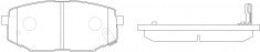 NIBK, Brake Pad, 58201-37A10, PN0861, HYUNDAI