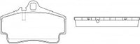 ผ้าเบรค NIBK DB1467 PN0117 BENDIX AUS (018628)