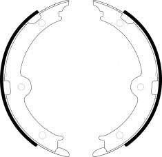 ผ้าเบรก NIBK, 46530-50020, FN0671, TOYOTA (018917)