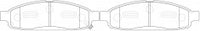 NIBK, Brake Pad, DB1683, PN0428, BENDIX