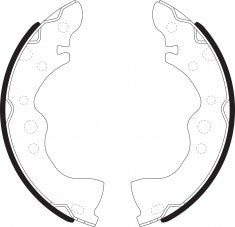 NIBK, Brake Shoes, 44060-95F0A, FN0636, NISSAN