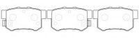 ผ้าเบรค NIBK 43022-SG0-G01, PN8398, ACURA (008695)