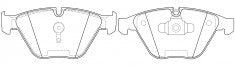 ผ้าเบรค NIBK DB2194 PN0518 BENDIX (009972)