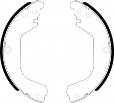 NIBK, Brake Shoes, S992-1663, FN0665, FMSI