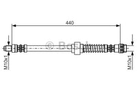 Brake Hose, BOSCH, 4806.85, 1 987 432 327, CITROEN  (020805)