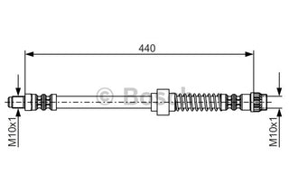 Brake Hose, BOSCH, 4806.85, 1 987 432 327, CITROEN  (020805)