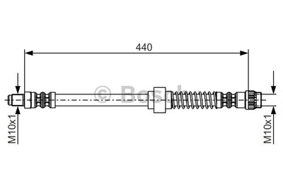 Brake Hose, BOSCH, 4806.85, 1 987 432 327, CITROEN  (020805)