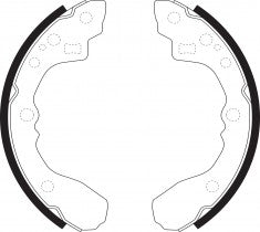 NIBK, Brake Shoes, BS1753, FN11161, BENDIX AUS