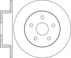 Rotor Disc, NIBK, 4243133080, RN1251, LEXUS (018897)