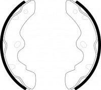 NIBK, Brake Shoes, NR-4014, FN4428, AKEBONO