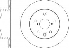 Rotor Disc, NIBK, 42431-30280, RN1438, TOYOTA (018977)