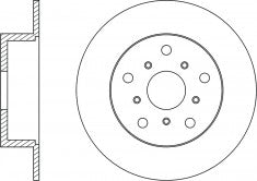 Rotor Disc, NIBK, 42431-51010, RN1485, TOYOTA (018830)