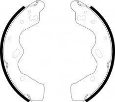 NIBK, Brake Shoes, NN-3572, FN3388, AKEBONO