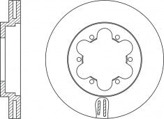 Rotor Disc, NIBK, 43512-26190, RN1330V, TOYOTA (019023)