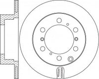 จานโรเตอร์, NIBK, 42431-26170, RN1633V, TOYOTA (019016)