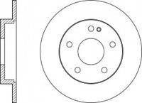 Rotor Disc, NIBK, 562048B, RN1107, BENDIX (017839)