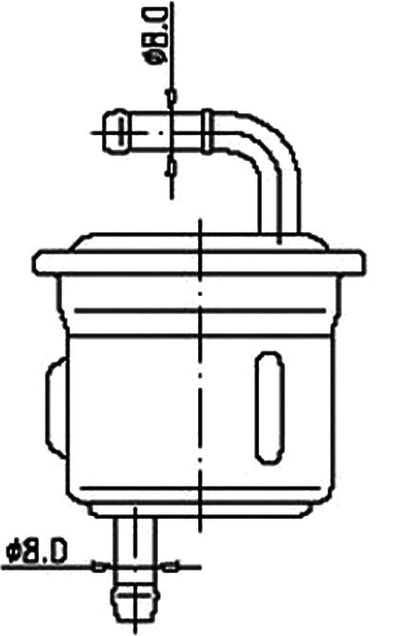JS,, Petrol Filter (INJECTOR & CARBURETOR), 15410-80F00, FS7005, SUZUKI