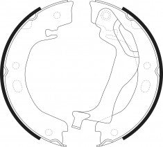 NIBK, Brake Shoes, 04495-02070, FN0648, TOYOTA