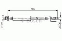 Brake Hose, BOSCH, 1 767 103, 1987 476 980, FORD  (020893)