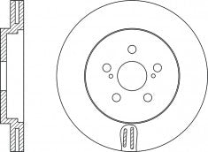 Rotor Disc, NIBK, BN1031, RN1219V, AKEBONO (019090)