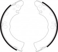 AKEBONO NIBK Brake Shoes NR-2009 FN1160