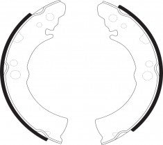 AKEBONO NIBK Brake Shoes NR-2009 FN1160
