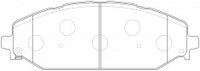 NIBK, Brake Pad, 68412557AC, PN0888, DODGE