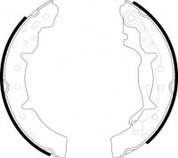 NIBK, Brake Shoes, K2354, FN2354, KASHIYAMA
