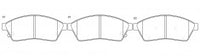NIBK, Brake Pad, ACT1422, PN51006, AKEBONO