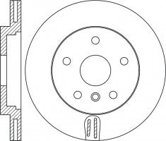 Rotor Disc, NIBK, 34 11 6 799 351, RN2057V, BMW (016697)