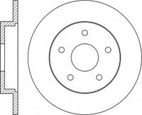 Rotor Disc, NIBK, 1 223 540, RN1189, FORD (017224)