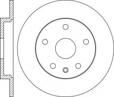 Rotor Disc, NIBK, 30769059, RN1770, VOLVO (019154)