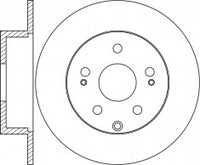 Rotor Disc, NIBK, MR569681, RN1811, MITSUBISHI (018247)
