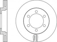 Rotor Disc, NIBK, 43512-25060, RN1535V, TOYOTA (018988)