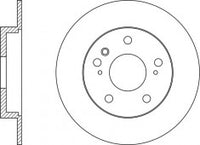Rotor Disc, NIBK, 42431-0T010, RN1575, TOYOTA (019108)