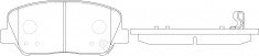 ผ้าเบรค NIBK, D1413-8527, PN11001, FMSI (017475)