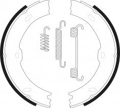 Brake Shoe, NIBK, A 910 420 26 00, FN0693, MERCEDES-BENZ (017826)၊