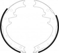 NIBK, Brake Shoes, 1 454 551, FN0707, FORD