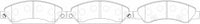 ผ้าเบรค NIBK DB2114 PN0400 BENDIX AUS (016765)