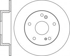 Rotor Disc, NIBK, 561963B, RN1035, BENDIX (017881)