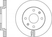 Rotor Disc, NIBK, 169002, RN1004V, CITROEN (016927)
