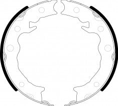 NIBK, Brake Shoes, 26694-FJ000, FN0685, SUBARU