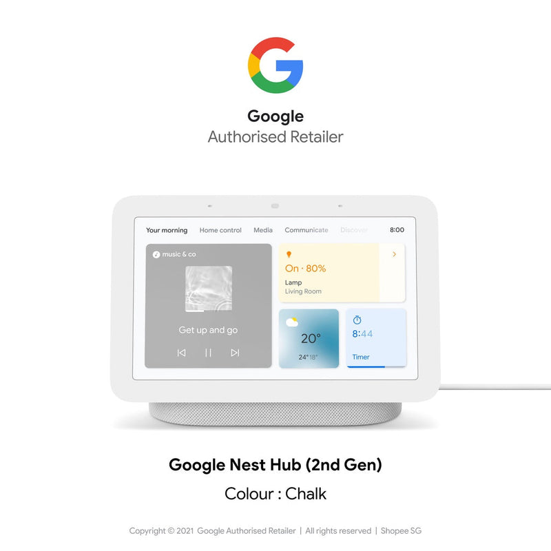 Google Nest Hub (2nd Gen) [Exclusive GWP - while stocks last]