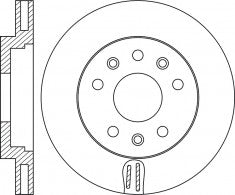 Rotor Disc, NIBK, 98 059 614 80, RN1896V, CITROEN (016961)