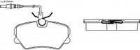 ผ้าเบรค NIBK DB1258 PN0297W BENDIX AUS (017037)
