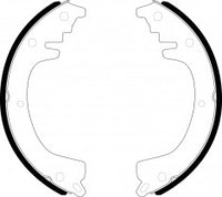 NIBK, Brake Shoes, FN6614