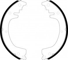 NIBK, Brake Shoes, FN6614