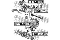 Ball Joint, FEBEST, 52210-SJA-010_JB, 0320-KBR, ACURA (066999)