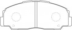 NIBK, Brake Pad, AN-304K, PN1291, AKEBONO